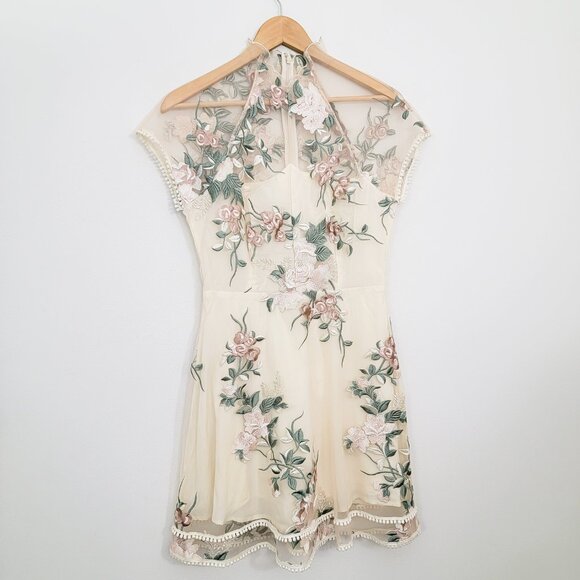 Sau Lee Aishti Mini Dress in Ivory 4 - Picture 1 of 7